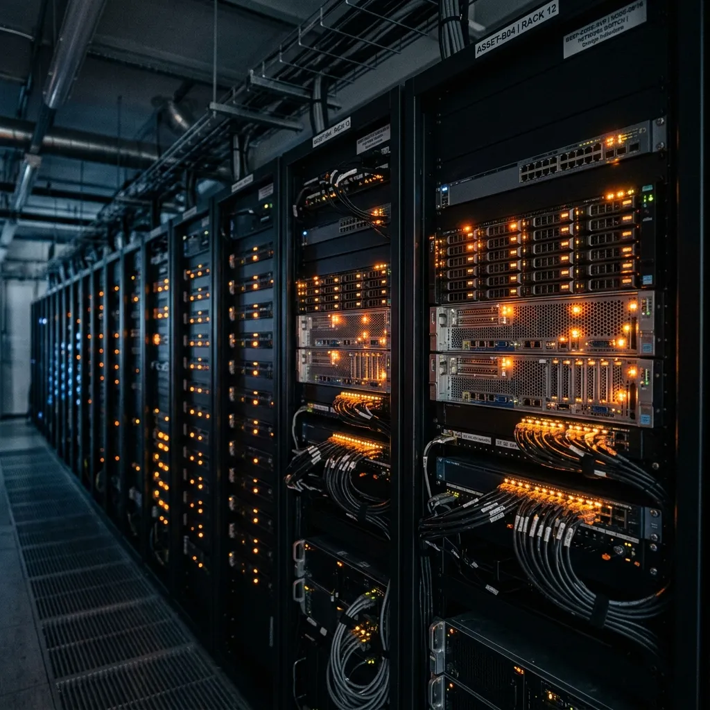 High-density server room hardware
